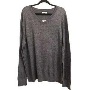 NWT Croft & Barrow easy care sweater gray merl XXL